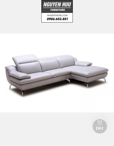  Ghế sofa da D01 