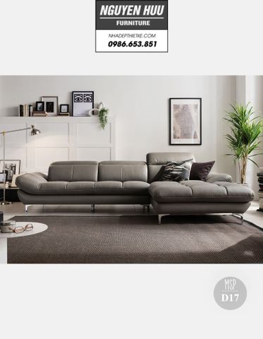  Ghế sofa da D17 