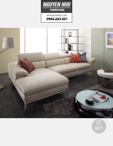  Ghế sofa da D27 