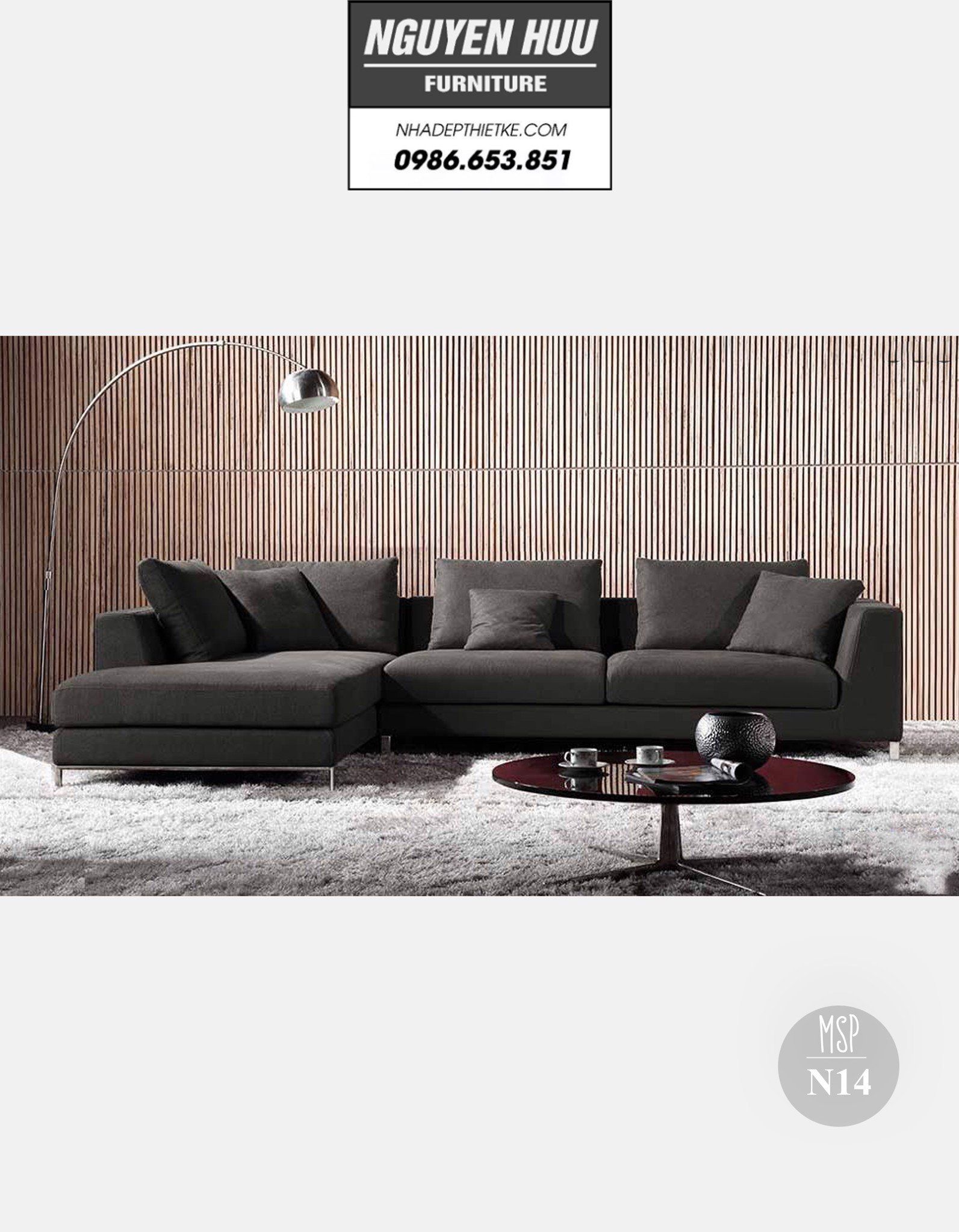 Ghế sofa nỉ N14