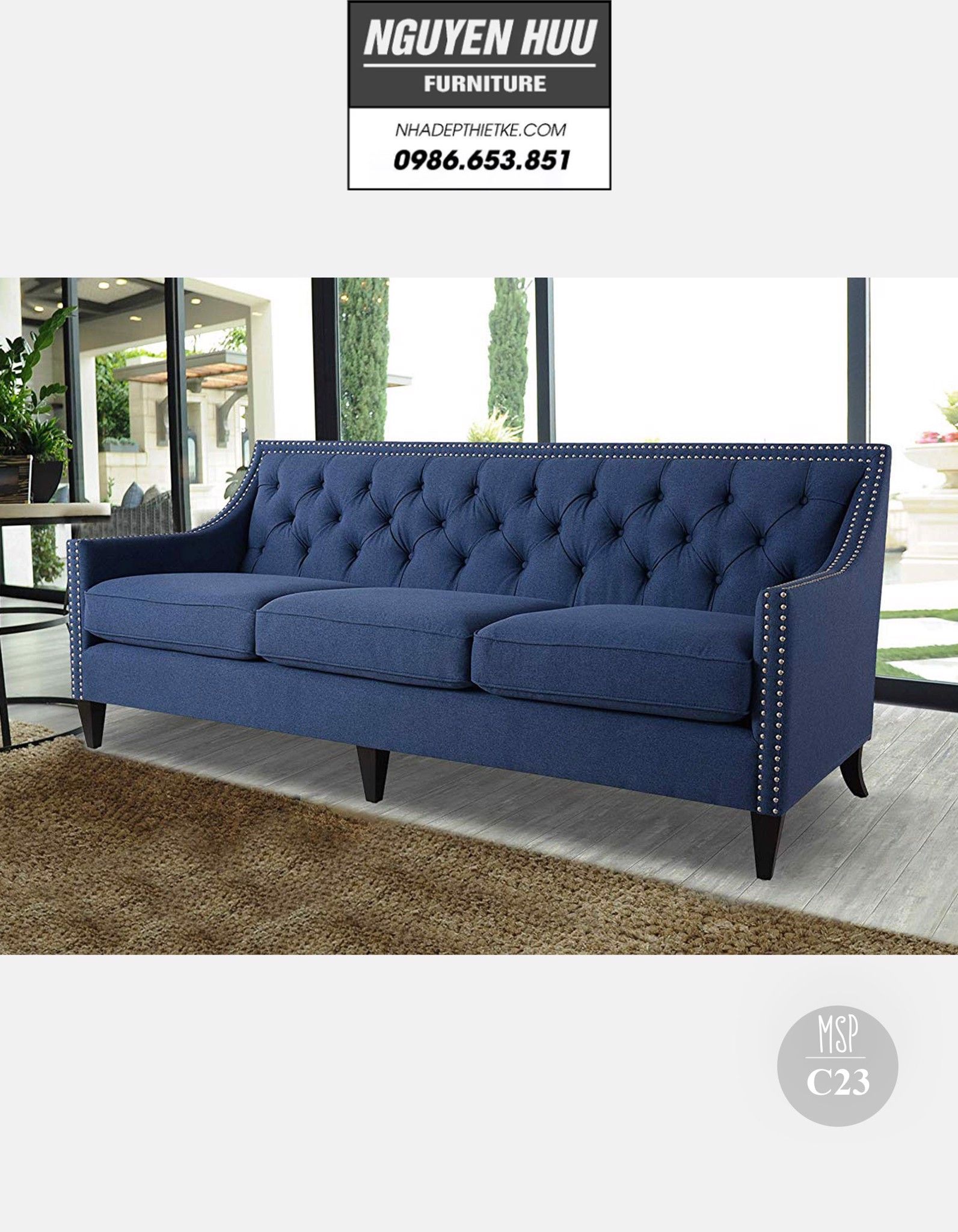 Ghế sofa tân cổ điển C23