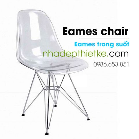 Ghế trong suốt eames