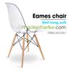 E3 - Ghế trong suốt Eames chân gỗ