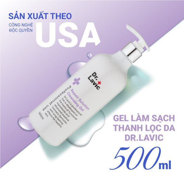 Gel làm sạch thanh lọc Dr.Lavic Repair Solution Cleansing Gel 500ml