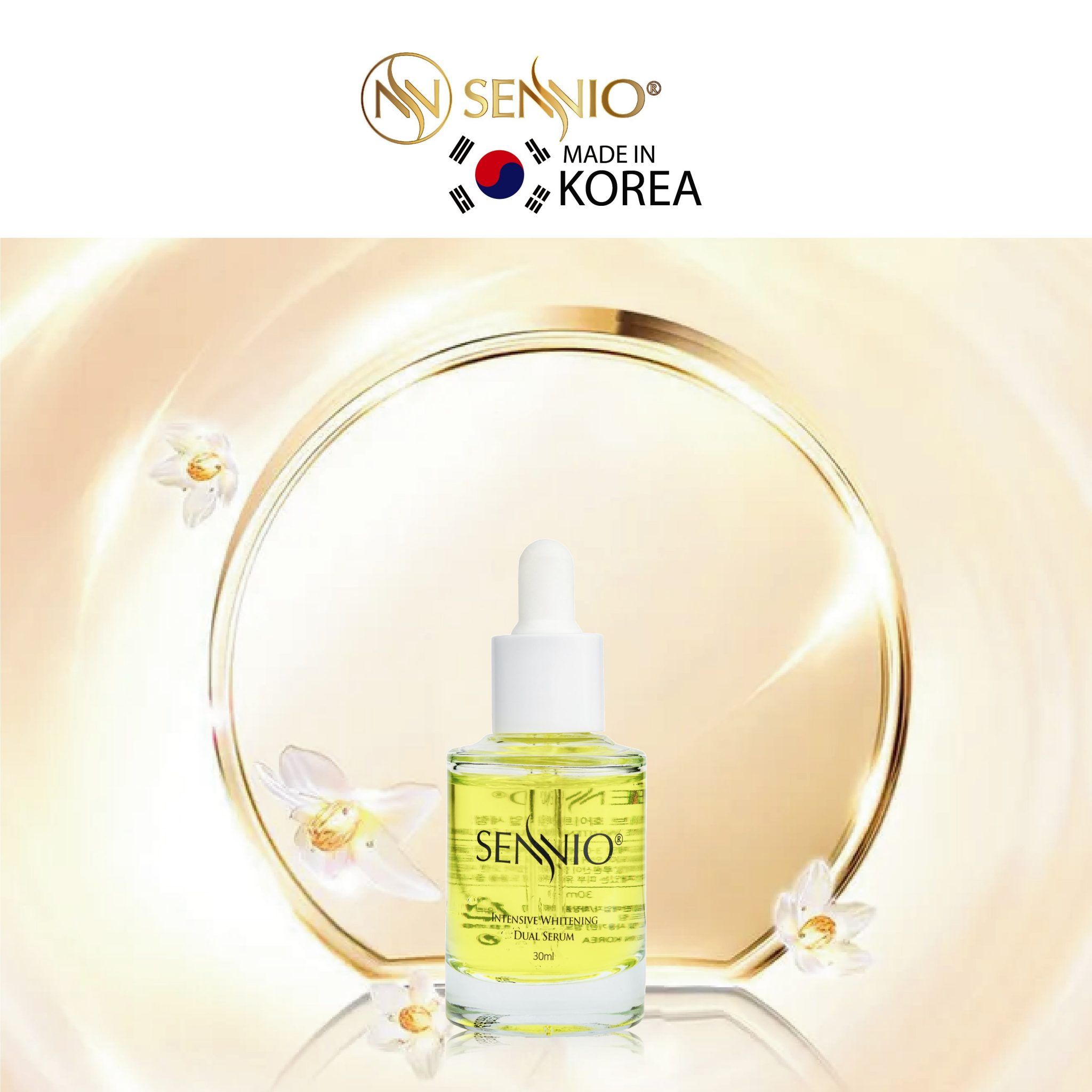 Huyết thanh nám dưỡng trắng da Sennio – (Sennio intensive whitening dual serum)