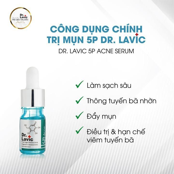 Serum Trị mụn 5p Dr Lavic- DR.LAVIC 5P ANCE SERUM - 5ML