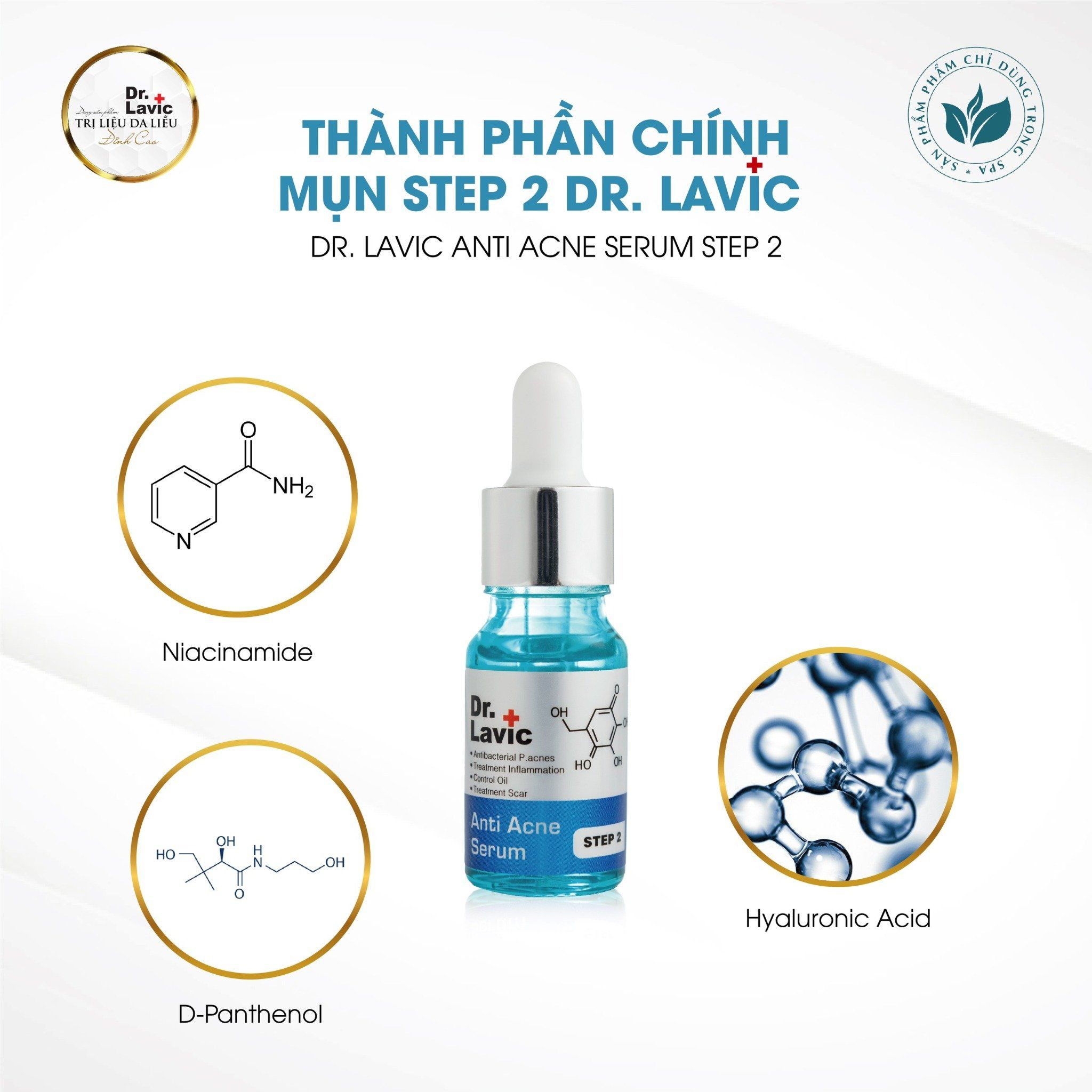 Serum Trị Mụn Step 2 – Dr.Lavic Anti Acne Serum Step 2 10ml
