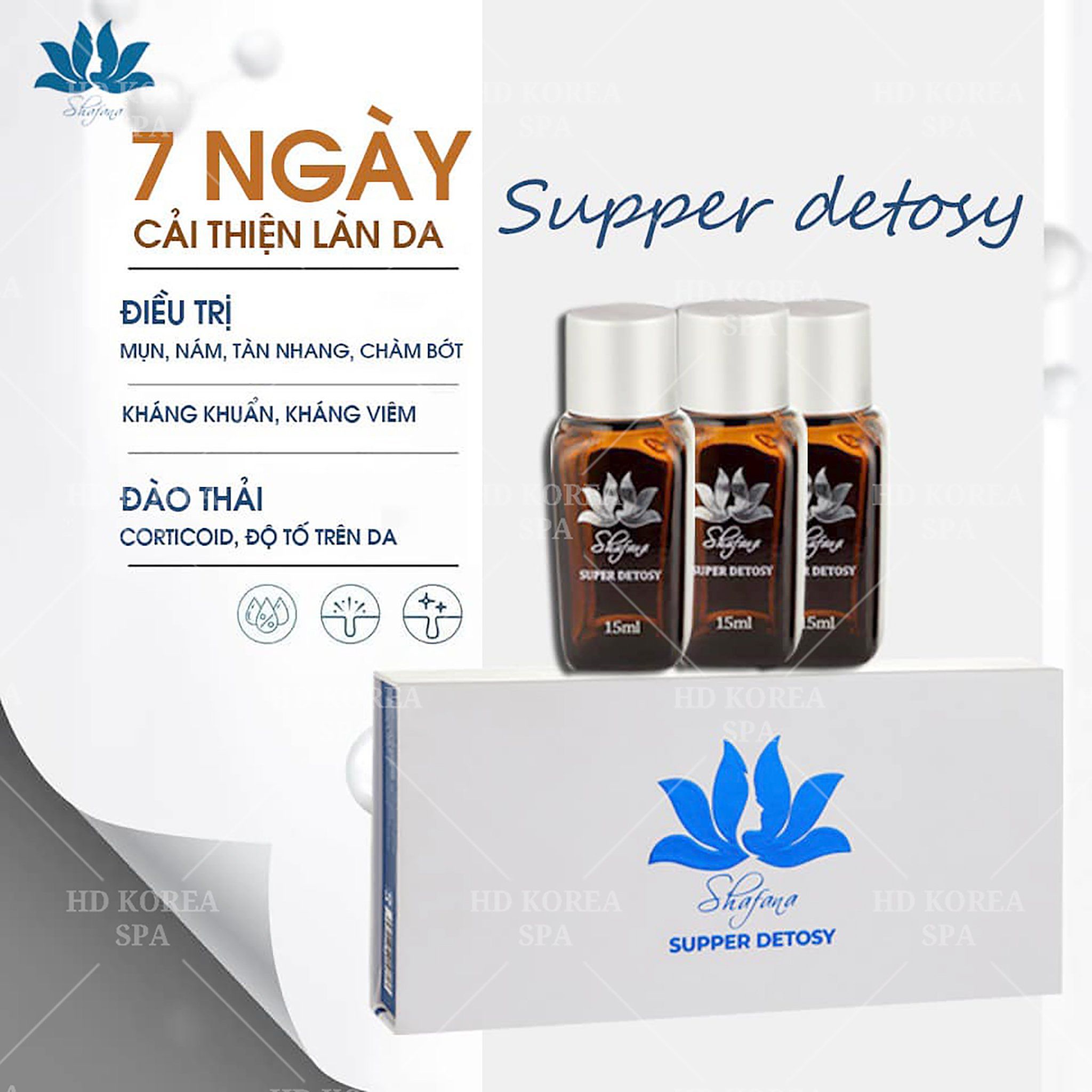 Đào Thải Độc Tố  Tái Tạo Làn Da Shafana- Super Detosy