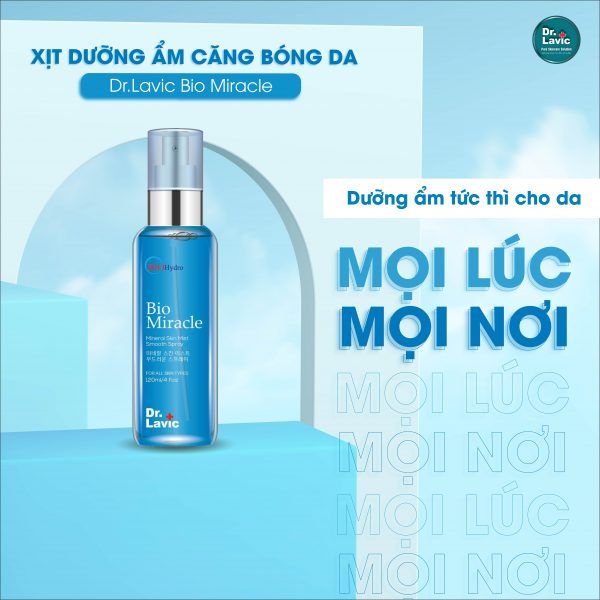 Xịt Dưỡng Ẩm Căng Bóng Dr. Lavic Bio Miracle