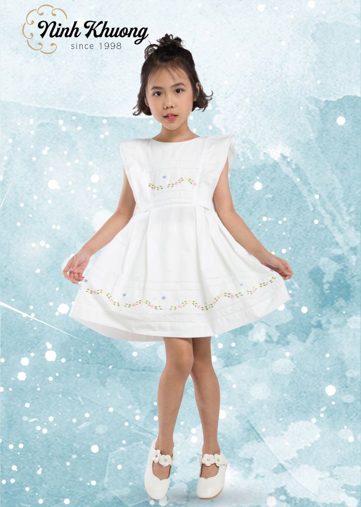 Đầm rua tay bèo đôi