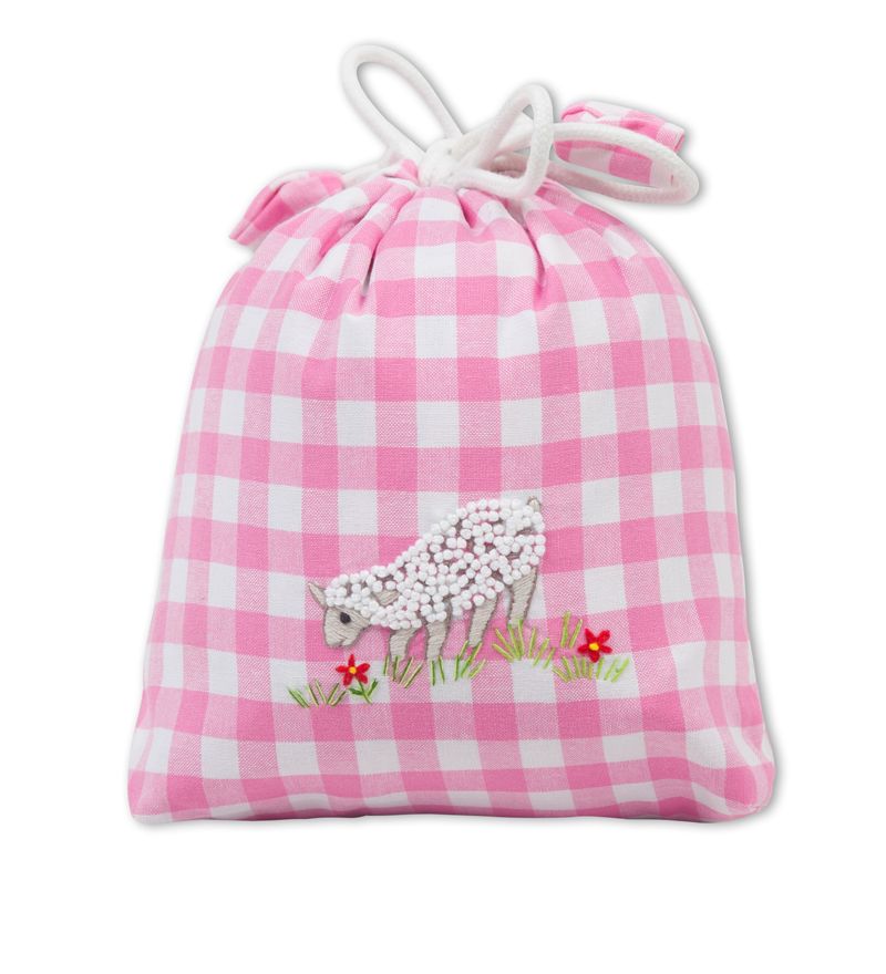 Sheep-shaped bag 18x21 cm