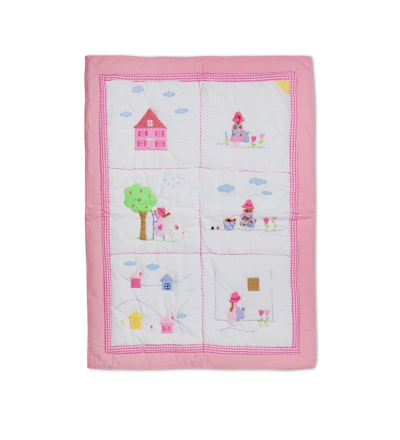 Girl-shaped blanket