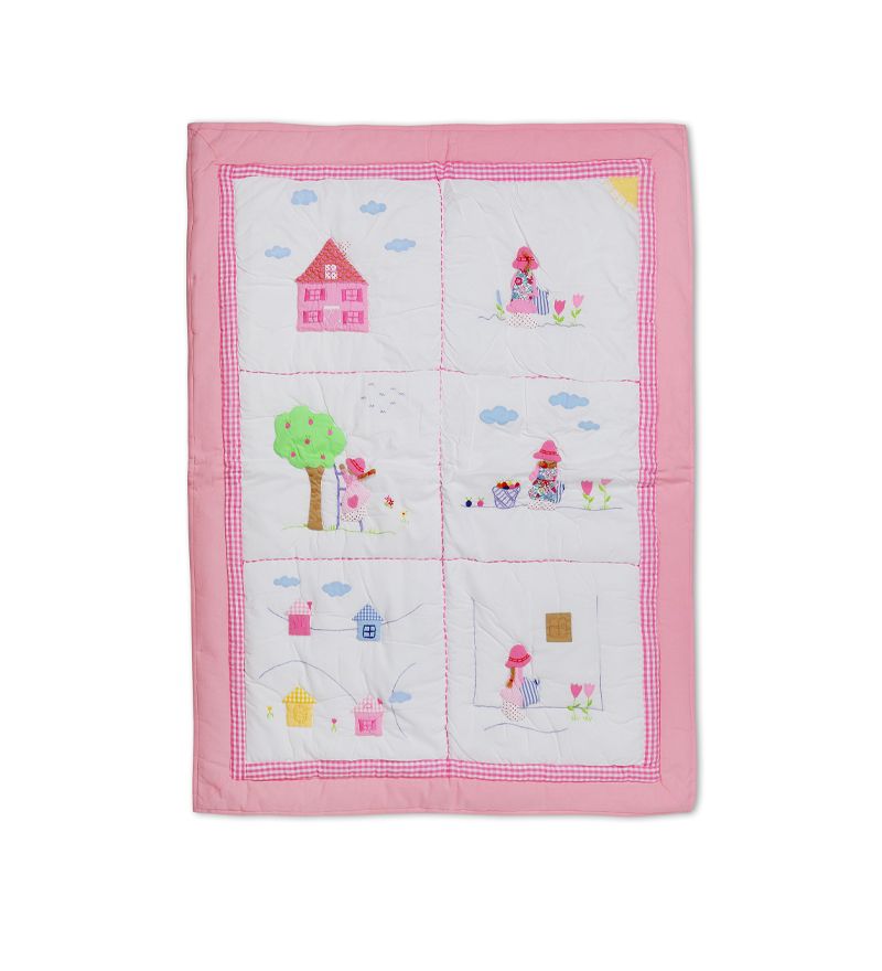 Girl-shaped blanket