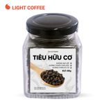 Tiêu hữu cơ, Tiêu đen, tiêu Hạt sạch, tiêu vườn, Tiêu cay, thơm chất lượng được trồng xen canh nông trại Light Farm, cùng nhà sản xuất Light Coffee