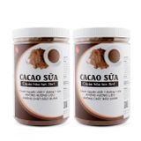 Combo 2 hũ Cacao sữa 3in1 thơm ngon, tiện lợi Light Cacao - hũ 550g