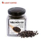 Tiêu hữu cơ, Tiêu đen, tiêu Hạt sạch, tiêu vườn, Tiêu cay, thơm chất lượng được trồng xen canh nông trại Light Farm, cùng nhà sản xuất Light Coffee