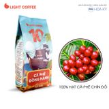 Cà phê Đồng Hành kỷ niệm 10 năm Light Coffee, vị đắng mạnh, thơm quyến rũ gói 500g - Phiên bản Đặc biệt, số lượng có hạn