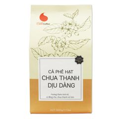 500gr - Cà phê hạt rang - Chua thanh dịu dàng - Light Coffee
