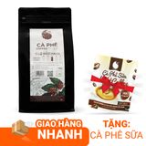 500g - Cà phê hạt Tỉ lệ Hảo Hạng - 50% Robusta + 50% Arabica - Light coffee