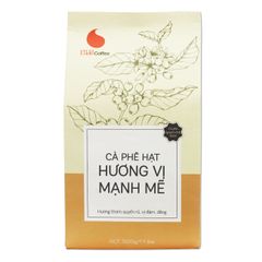 500gr - Cà phê hạt - Hương vị mạnh mẽ - Light Coffee