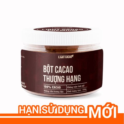  Bột Cacao nguyên chất Thượng hạng Light Cacao - Hộp 150g 