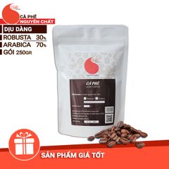 250gr - Cà phê hạt - Chua thanh dịu dàng - Light Coffee