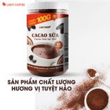 CaCao sữa 3in1 thơm ngon, tiện lợi Light Cacao - hũ 650g