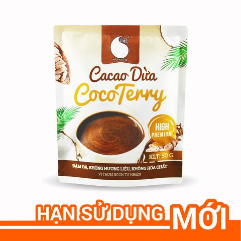  50gr - Bột cacao sữa dừa CocoTerry 