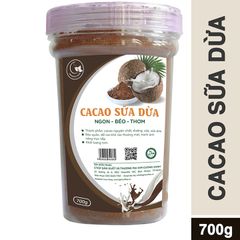 Hũ 700gr - Bột cacao sữa dừa GreenD Food