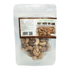 60g - Hạt điều rang muối Vỏ lụa Green D Food - Thượng Hạng