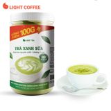 Bột trà xanh sữa 3in1, matcha xuất xứ Nhật Bản, hũ 650g, từ nhà sản xuất Light Coffee