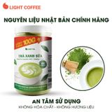 Bột trà xanh sữa 3in1, matcha xuất xứ Nhật Bản, hũ 650g, từ nhà sản xuất Light Coffee