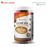 Cà phê sữa 3in1 không hóa chất, pha uống ngay Light Coffee - hũ 600g