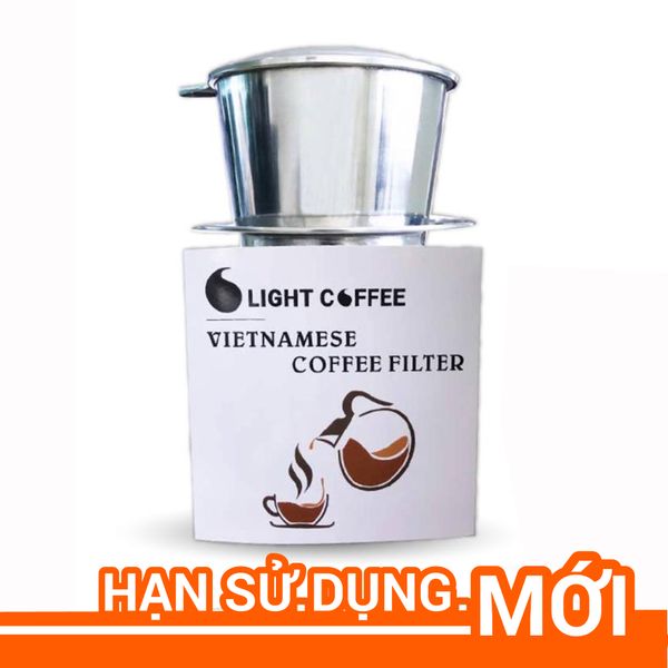 Phin inox cỡ lớn pha cà phê Light Coffee - Phin pha cà phê loại lớn