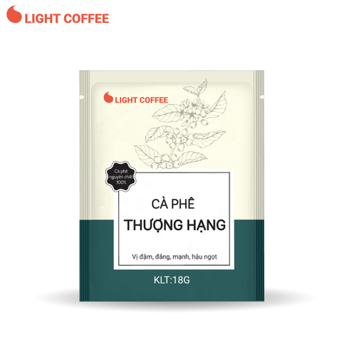 Cà phê Thượng hạng, túi giấy tiện lợi - Túi 18g 