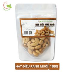 100g - Hạt điều rang muối Green D Food - Thượng Hạng