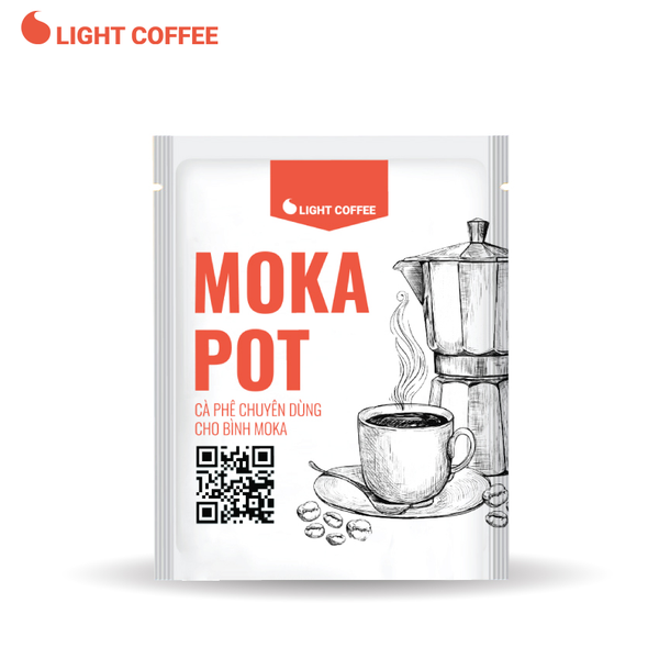 Cà phê pha Moka Pot Light Coffee - túi 15gr