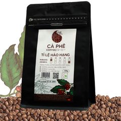 100g - Cà phê hạt Tỉ lệ Hảo Hạng - 90% Robusta + 10% Arabica - Light coffee