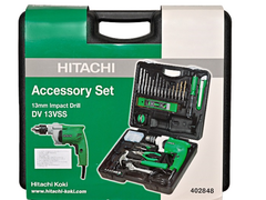 Bộ Set 100 Món Máy Khoan Động Lực 13Mm Hitachi Dv13Vss