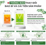 CẢI TIẾN MỚI NHẤT VIÊN UỐNG DETOX GIẢM CÂN THON GỌN ENZYME FUCOIDAN KAICHO 124 VIÊN CHÍNH HÃNG