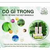 [CHÍNH HÃNG] DUNG DỊCH VỆ SINH PHỤ NỮ TINH CHẤT TRẦU KHÔNG & KHỔ QUA MANDALA 150ML