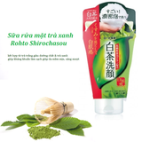 Sữa rửa mặt trà xanh Rohto Shirochasou - 120g