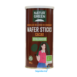 Bánh ống quế sôcôla hữu cơ NaturGreen 140g