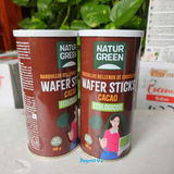 Bánh ống quế sôcôla hữu cơ NaturGreen 140g