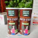Bánh ống quế sôcôla hữu cơ NaturGreen 140g