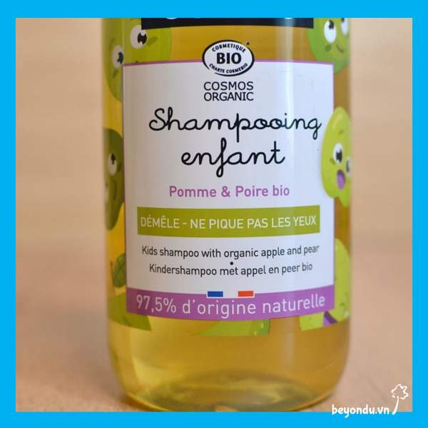 Shampooing Enfant - Pomme & Poire Bio - Coslys