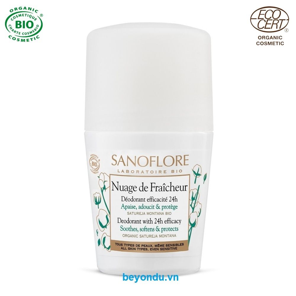 Lăn khử mùi hữu cơ Sanoflore 50ml
