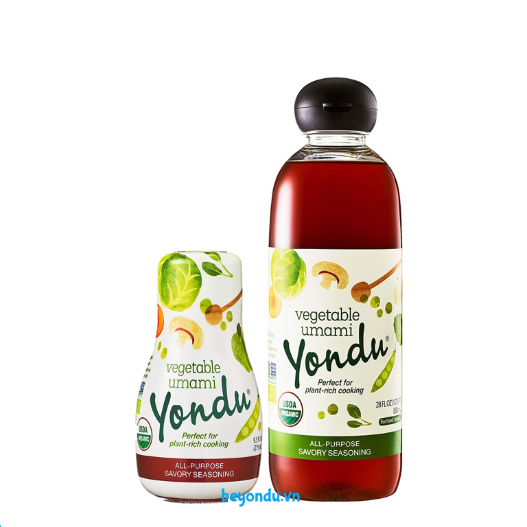 Nước cốt gia vị hữu cơ Umami từ rau củ hữu cơ Yondu 275ml và 830ml