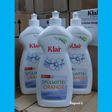 Nước rửa chén bát hoa cam Klar 500ml