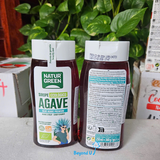 Siro cây thùa agave hữu cơ NaturGreen 250ml